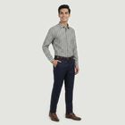 Men's Formal Shirt, Navy Blue, small