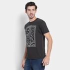 Men's Round Neck Half Sleeves T-Shirt , Dark Grey, small image number null