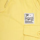 Boys' 100% Cotton Bermudas , Yellow, small image number null