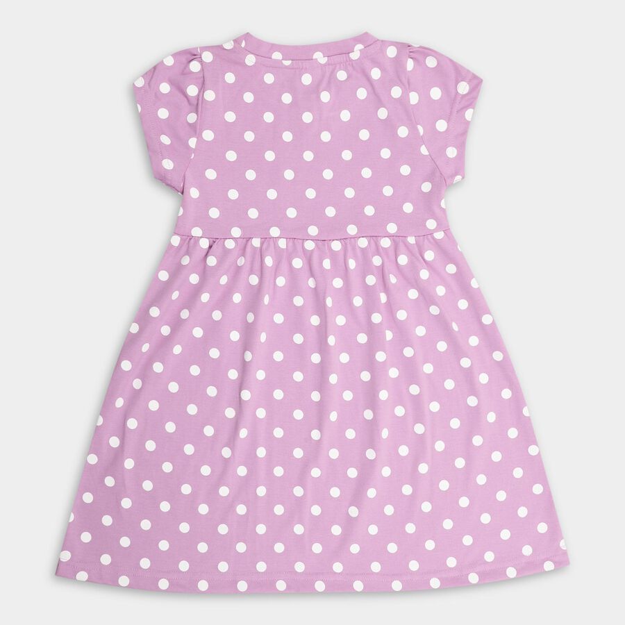 Girls' Frock , लाइलेक, large image number null