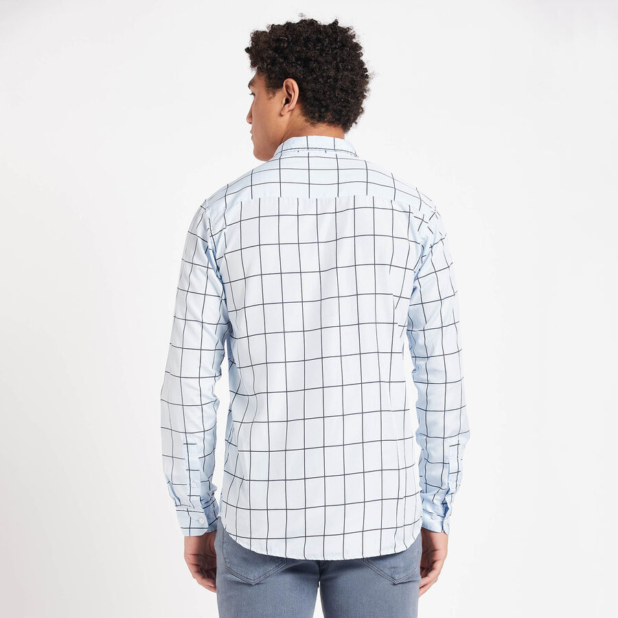 Checks Casual Shirt, हल्का नीला, large image number null