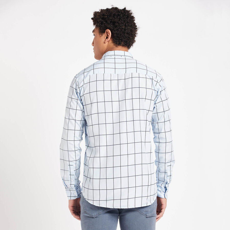 Checks Casual Shirt, Light Blue, large image number null