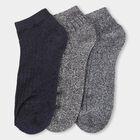 Men's Socks (Pack of 3), Navy Blue, small image number null