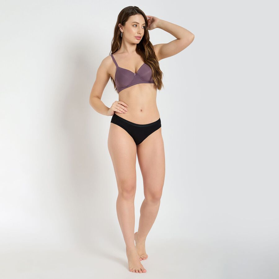 Ladies' Bra , बैंगनी, large image number null