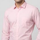 Men's Pink Formal Shirt, हल्का गुलाबी, small