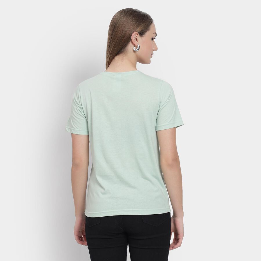 Ladies' Round Neck T-Shirt , Light Green, large image number null