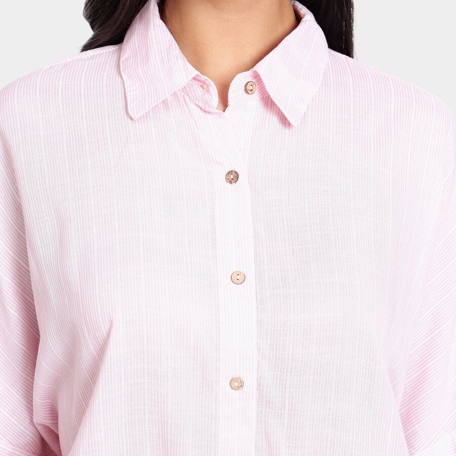 Ladies' Shirt, गुलाबी, large image number null