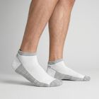 Men's Regular Fit Striped Pack of 3 Socks ( Black, White, Blue ), Mid Blue, small