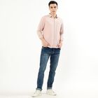 Men's Pale Pink Cotton Classic Collar Casual Shirt, Peach, small image number null