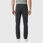 Men's Dark Blue Slim Fit Washed Jeans, गहरा नीला, small