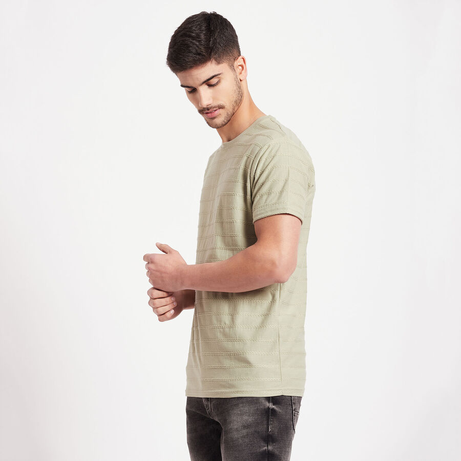 Round Neck T-Shirt, Light Green, large image number null