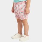 Girls Pink Regular Fit Watermelon Printed Bloomer, Light Pink, small