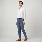 Women's White Classic Collar Classic Shirt, White, small