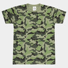 Boys All Over Print T-Shirt, गहरा हरा, small image number null