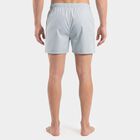 Men's Grey Classic Fit Boxers, हल्का ग्रे, small