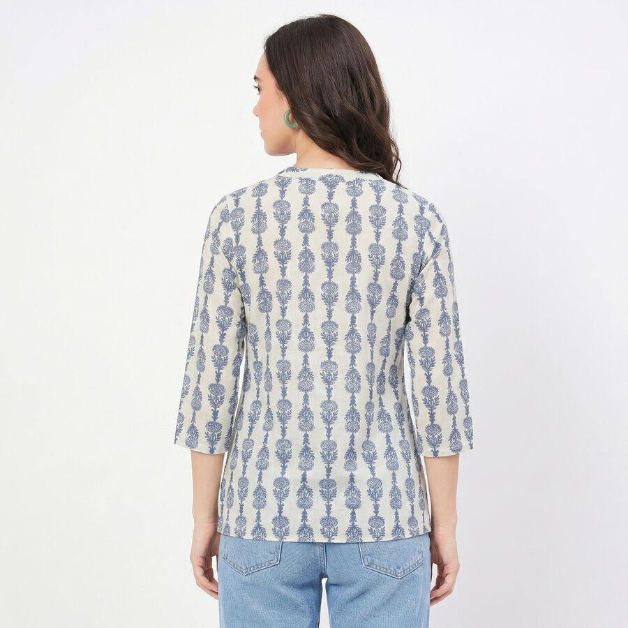 Ladies' Kurta, ऑफ व्हाइट, large