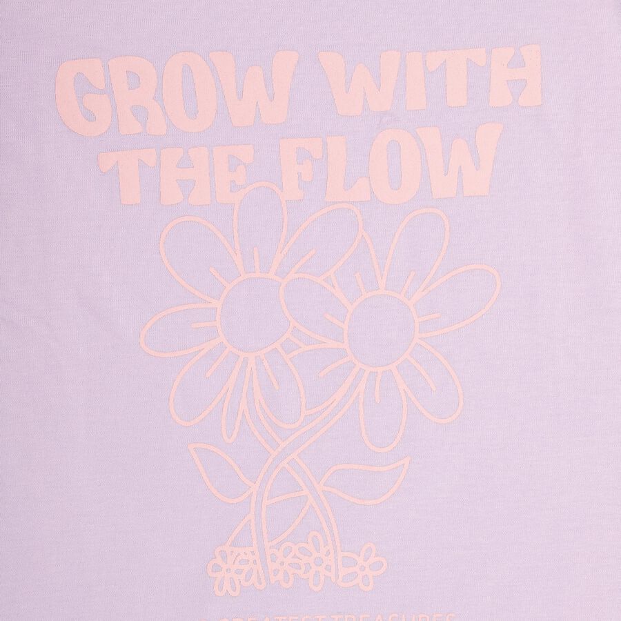 Girls' T-Shirt , लाइलेक, large image number null