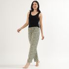 Women's Olive Green Leopard Print Relaxed Fit Pyjama, हल्का हरा, small image number null