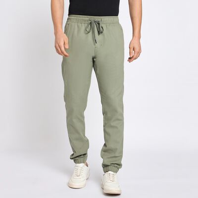 Men's 100% Cotton Slim Fit Casual Trousers
