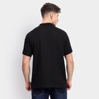 Men's Collared Half Sleeves T-Shirt , काला, small image number null
