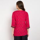 Ladies' Kurti, रानी (फ्यूशिया), small image number null
