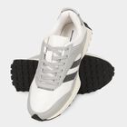 Men's Grey Lace-Up Sneakers, Grey, small