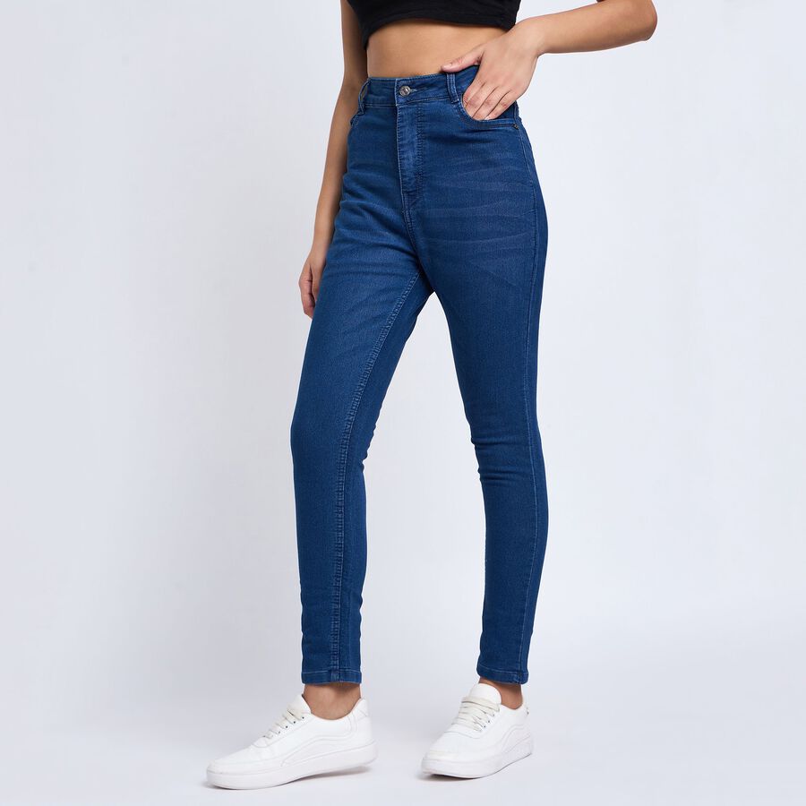 Ladies' Jeans , Dark Blue, large image number null