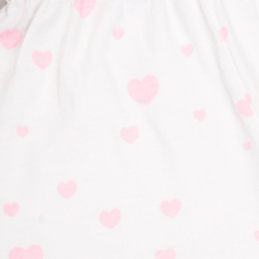 Infants Cotton Shorts Set, Light Pink, large image number null