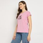 Ladies' Round Neck T-Shirt, Pink, small image number null