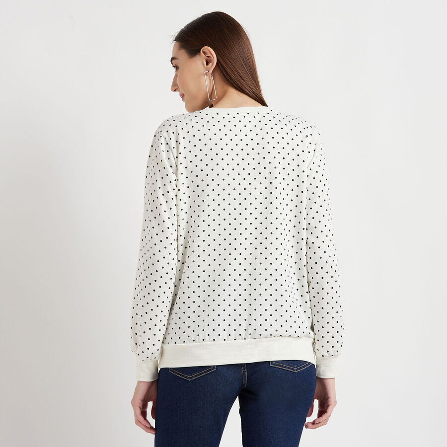 All Over Print Sweatshirt, White, large image number null