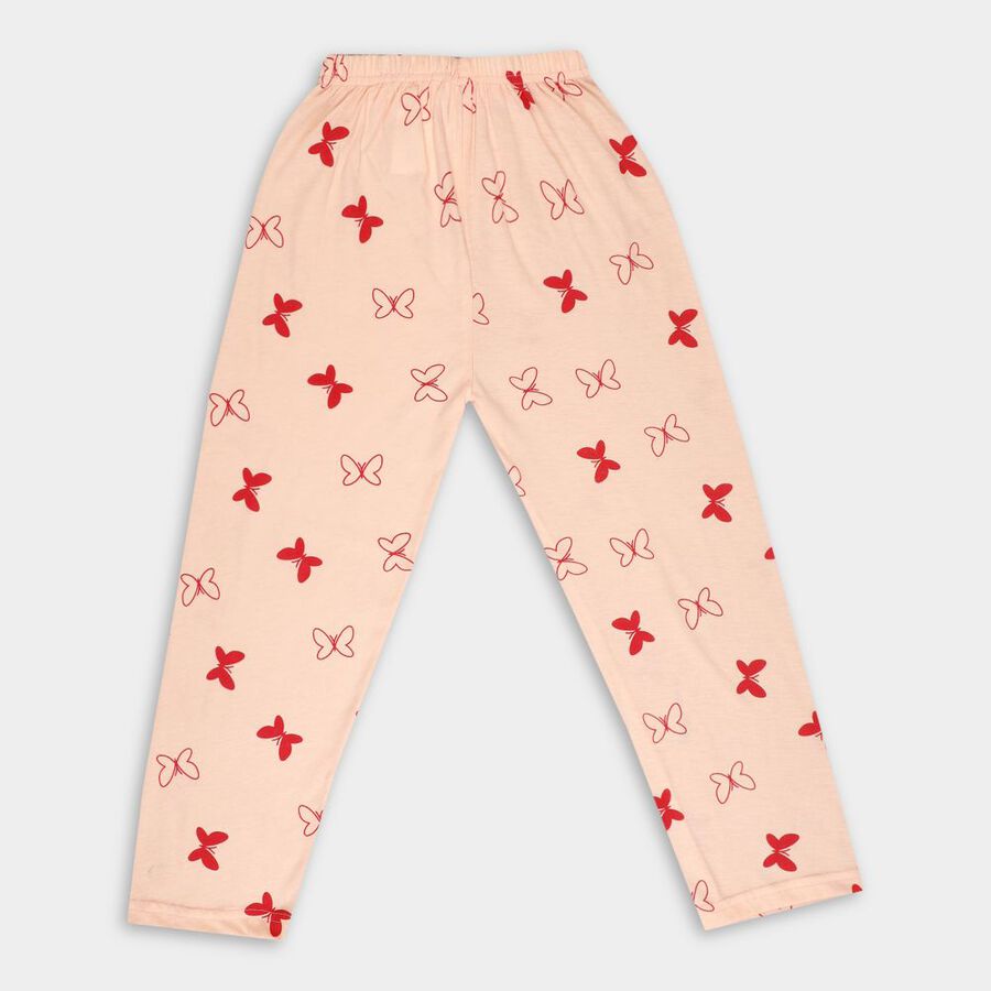 Girls' Pyjama, Peach, large image number null