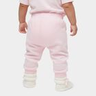 Infants Powder Blue Regular-Fit Cloud Printed Cotton Pyjama, Pink, small