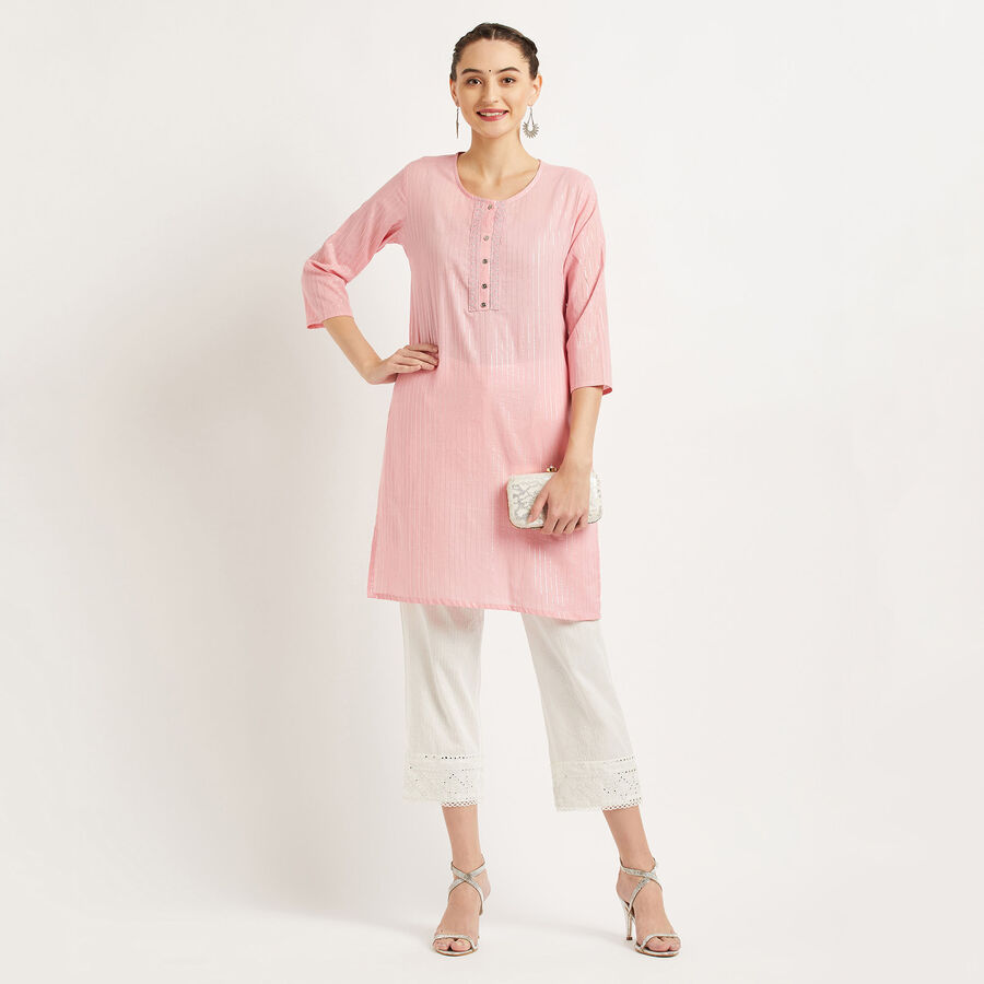 Cotton Palazzo, White, large image number null