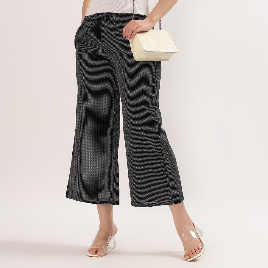 Ladies' Palazzos, काला, large image number null