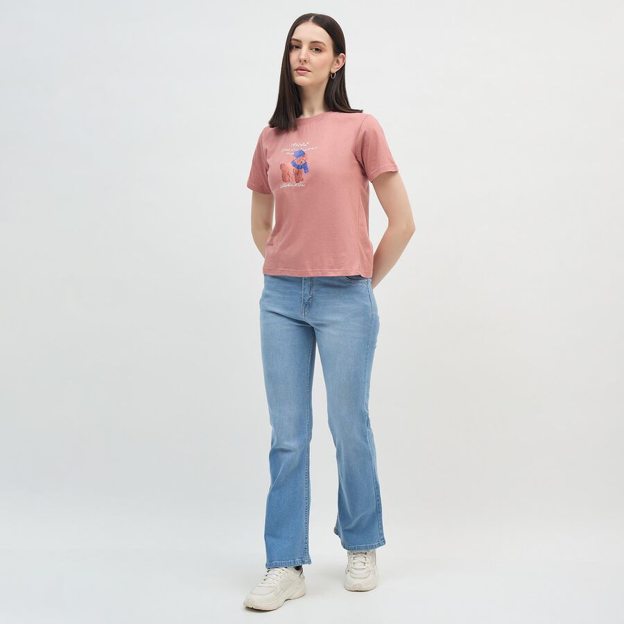 Women's Muted Blue Slim Fit High Rise Jeans, हल्का नीला, large image number null