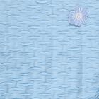 Girls Light Blue Round Neck Casual T-Shirt, हल्का नीला, small