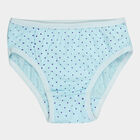 Girls Cotton Printed Panty, Light Blue, small image number null