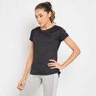 Ladies' Round Neck T-Shirt , Black, small image number null