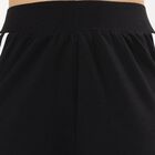 Women's Solid Black Regular Fit Track Pants, काला, small image number null