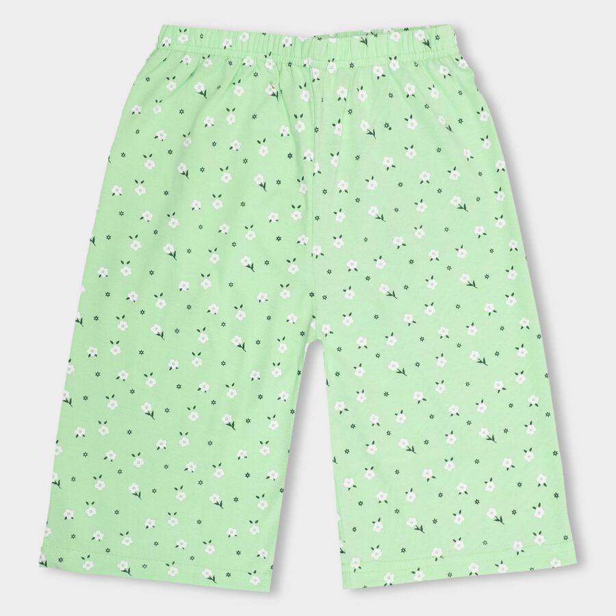 Girls' Capris , Light Green, large image number null