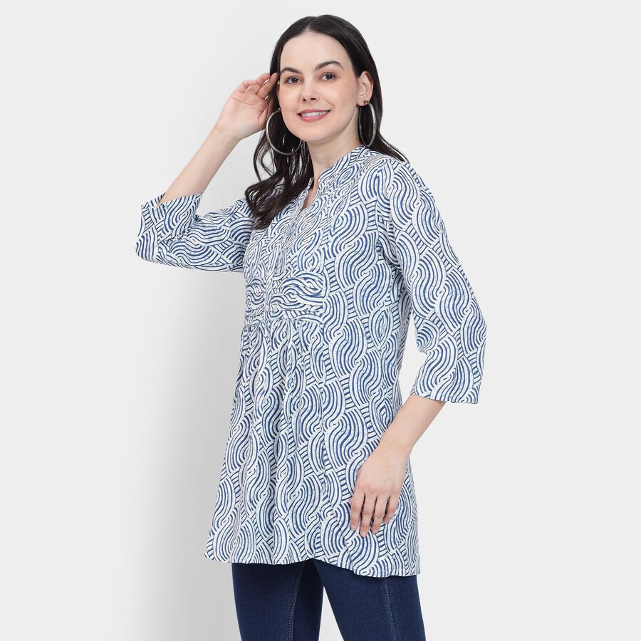 Ladies' Kurta, Navy Blue, large image number null