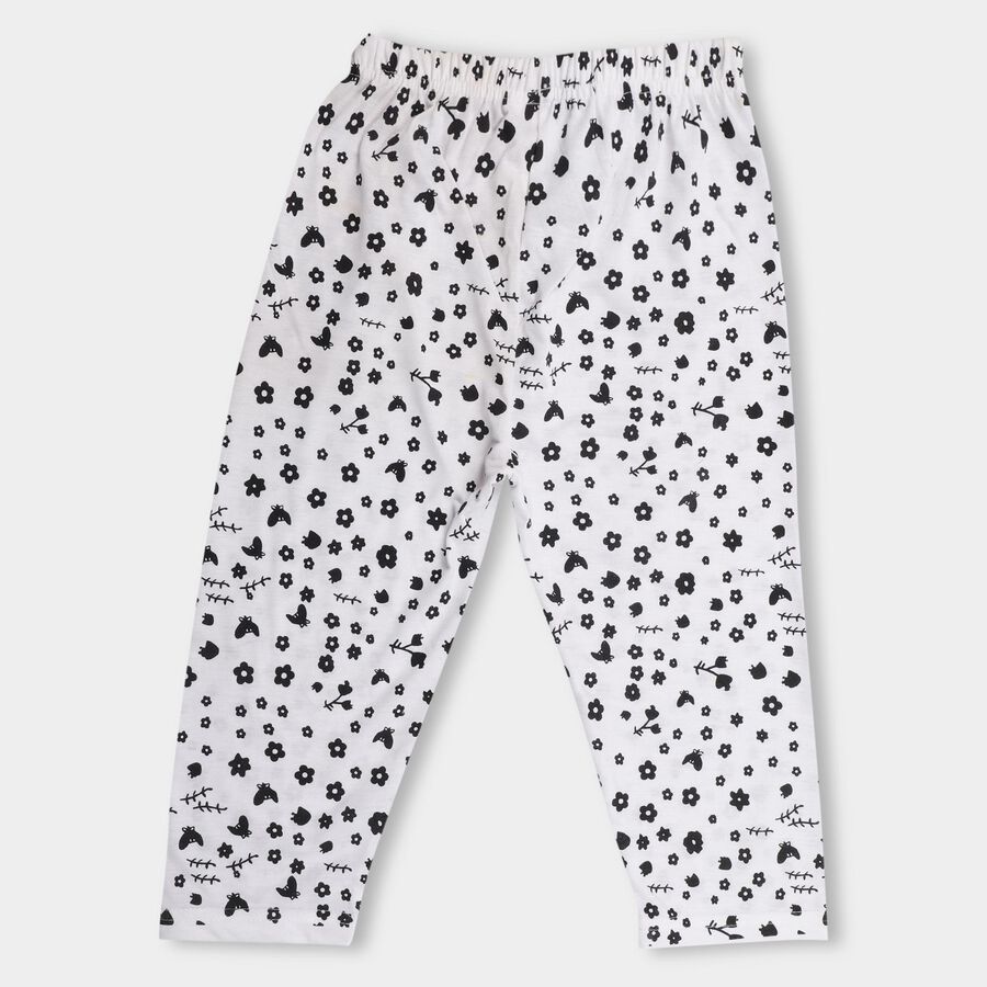 Girls' Pull Ups Capri , White, large image number null