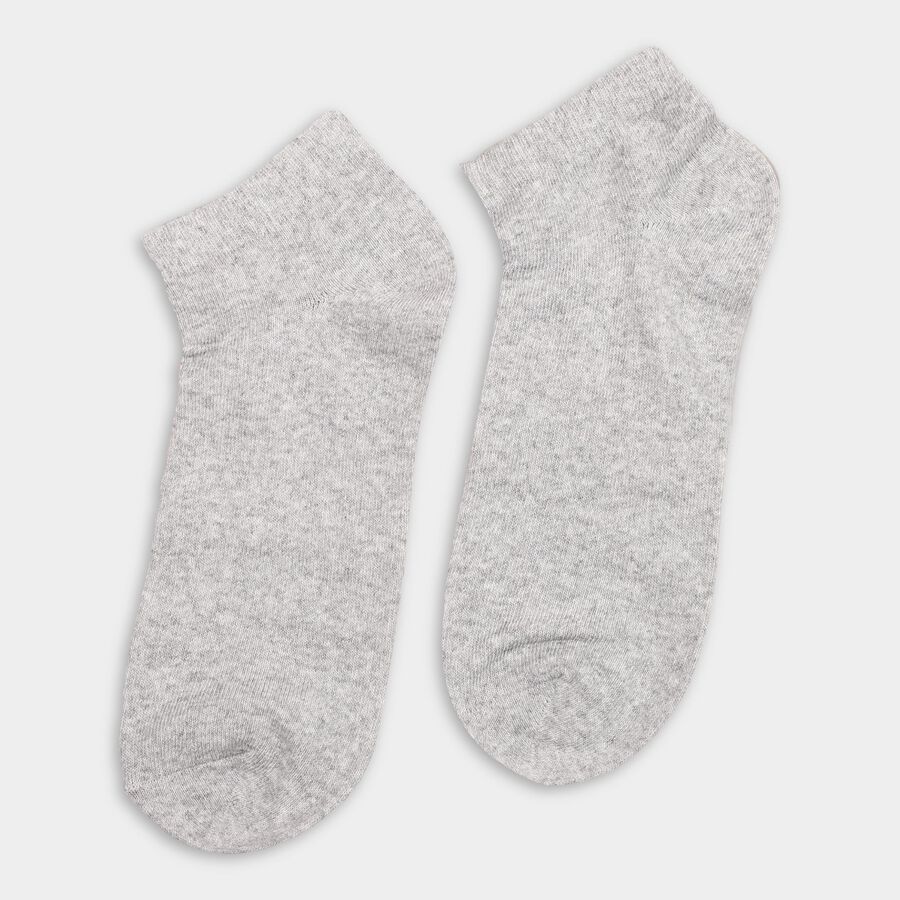 Men's Socks (Pack of 3), मिश्रित हल्का ग्रे, large