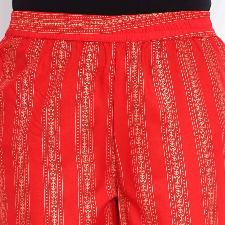 Printed Palazzo, Red, large image number null