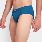 Men's 100% Cotton Briefs, Teal Blue, small image number null
