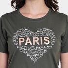 Ladies' Round Neck T-Shirt , Olive, small image number null