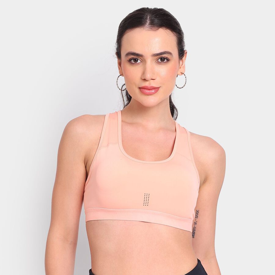 Ladies' Sports Bra, Peach, large image number null