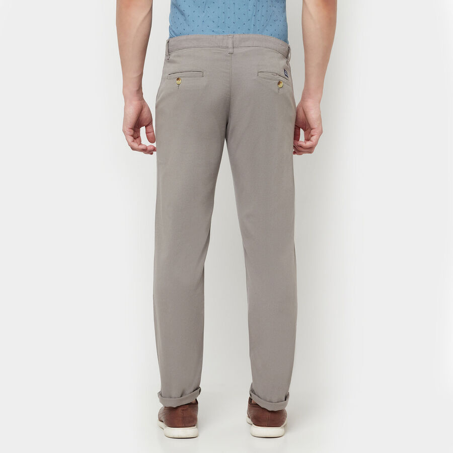 Solid Cross Pocket Trousers, Light Grey, large image number null