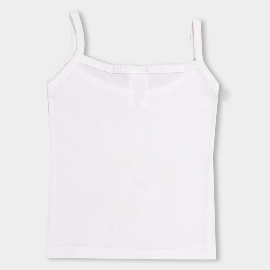 Infants' 100% Cotton Vest, White, large image number null