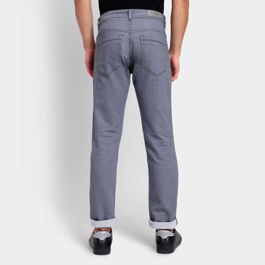 Men's Slim Fit Jeans , Light Grey, large image number null